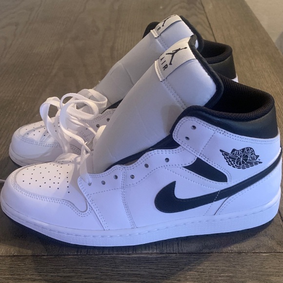 Jordan Other - Jordan White and Black Classic Low-Top Sneakers